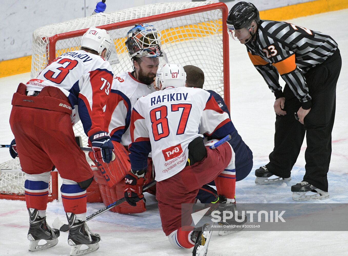 Kontinental Hockey League. SKA vs. Lokomotiv