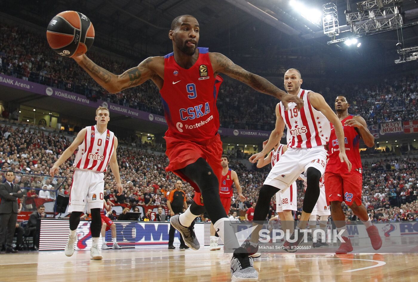 Euroleague Basketball. Crvena Zvezda vs. CSKA