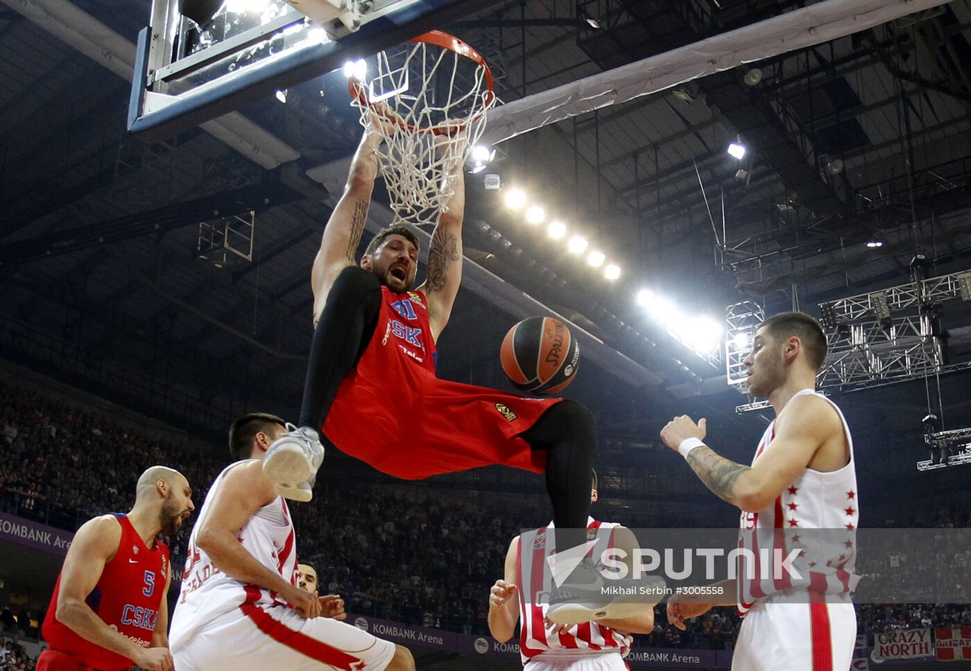 Euroleague Basketball. Crvena Zvezda vs. CSKA