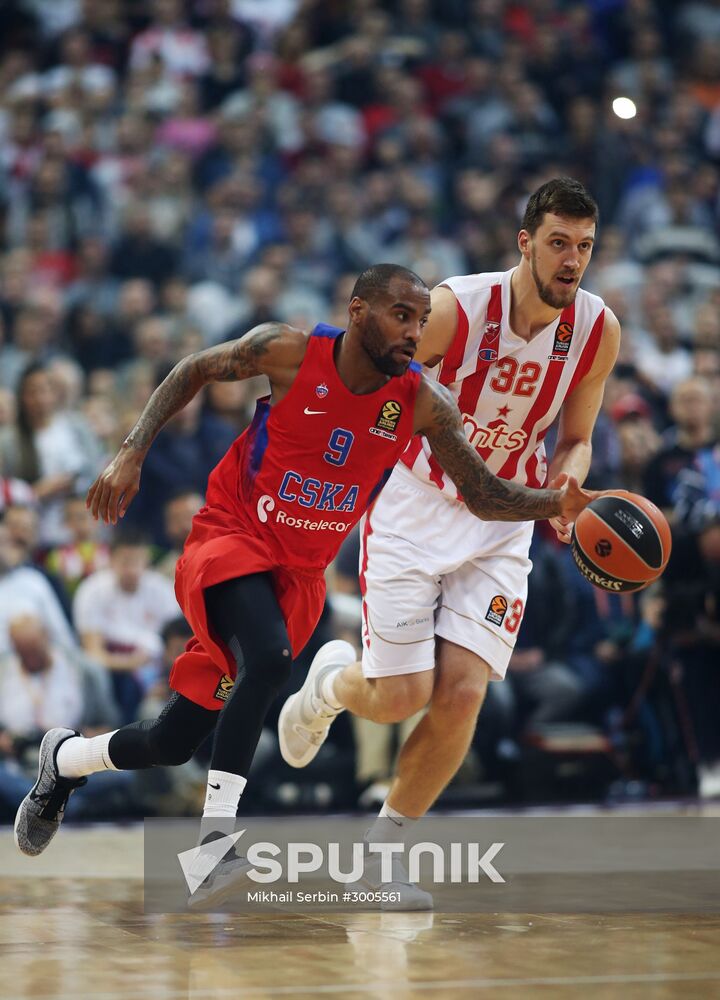 Euroleague Basketball. Crvena Zvezda vs. CSKA