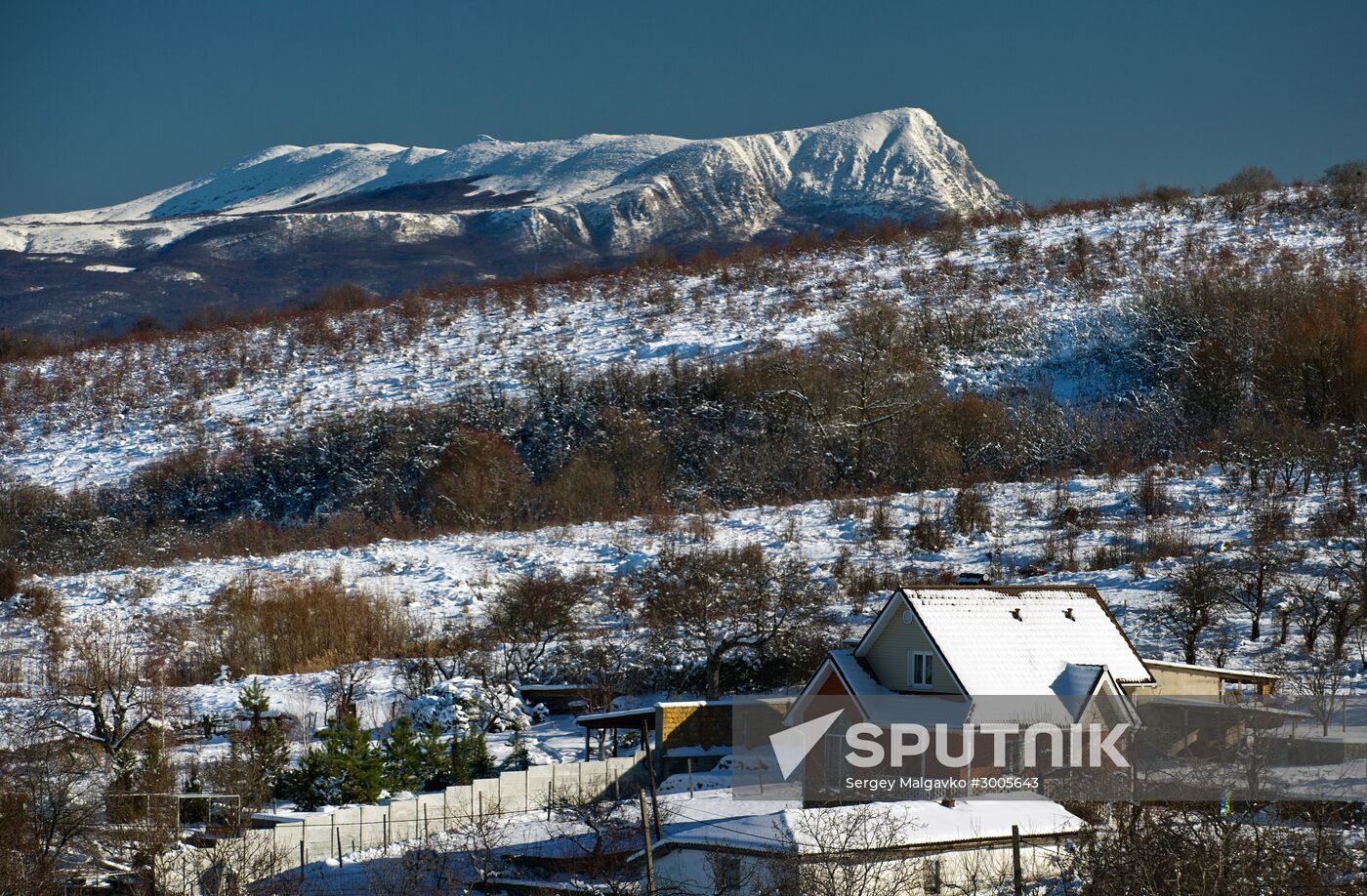 Winter in Crimea