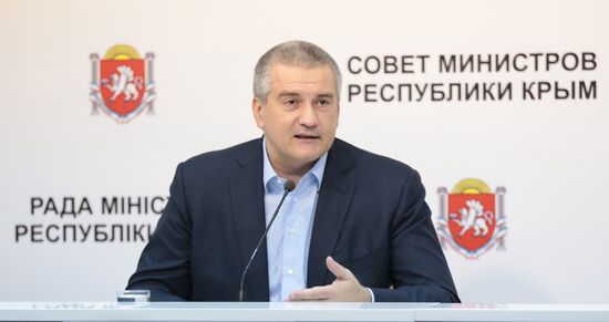 End-of-year news conference of Crimean leader Sergei Aksyonov