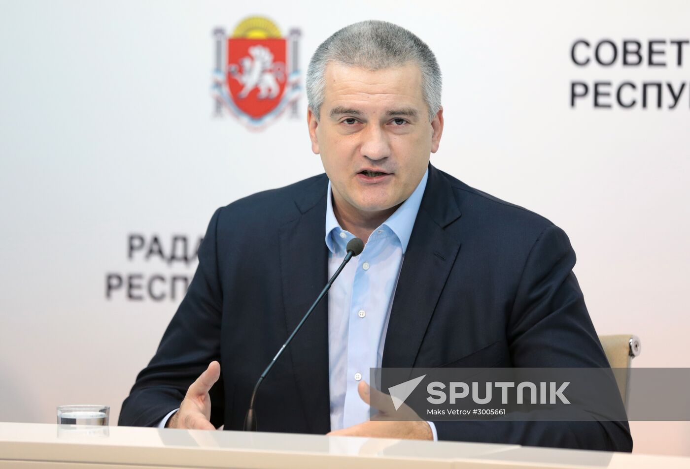 End-of-year news conference of Crimean leader Sergei Aksyonov