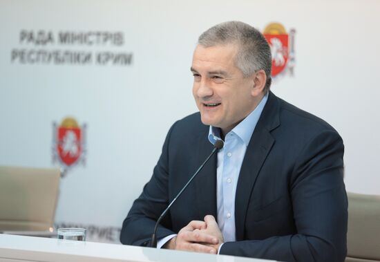 End-of-year news conference of Crimean leader Sergei Aksyonov