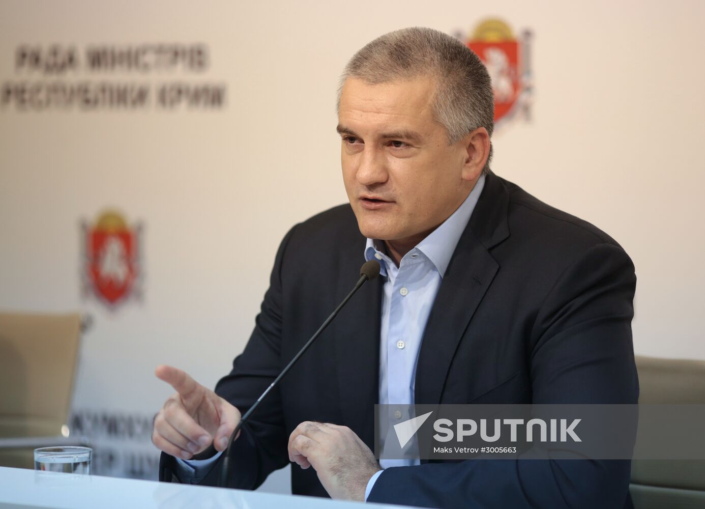 End-of-year news conference of Crimean leader Sergei Aksyonov