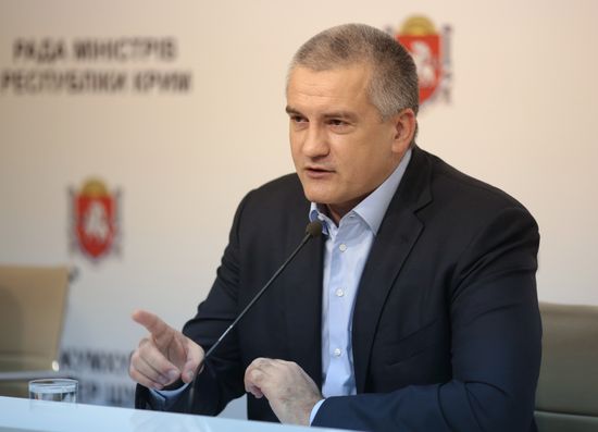 End-of-year news conference of Crimean leader Sergei Aksyonov