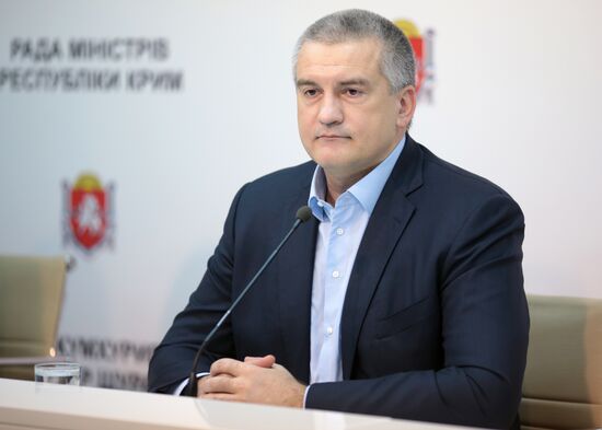 End-of-year news conference of Crimean leader Sergei Aksyonov