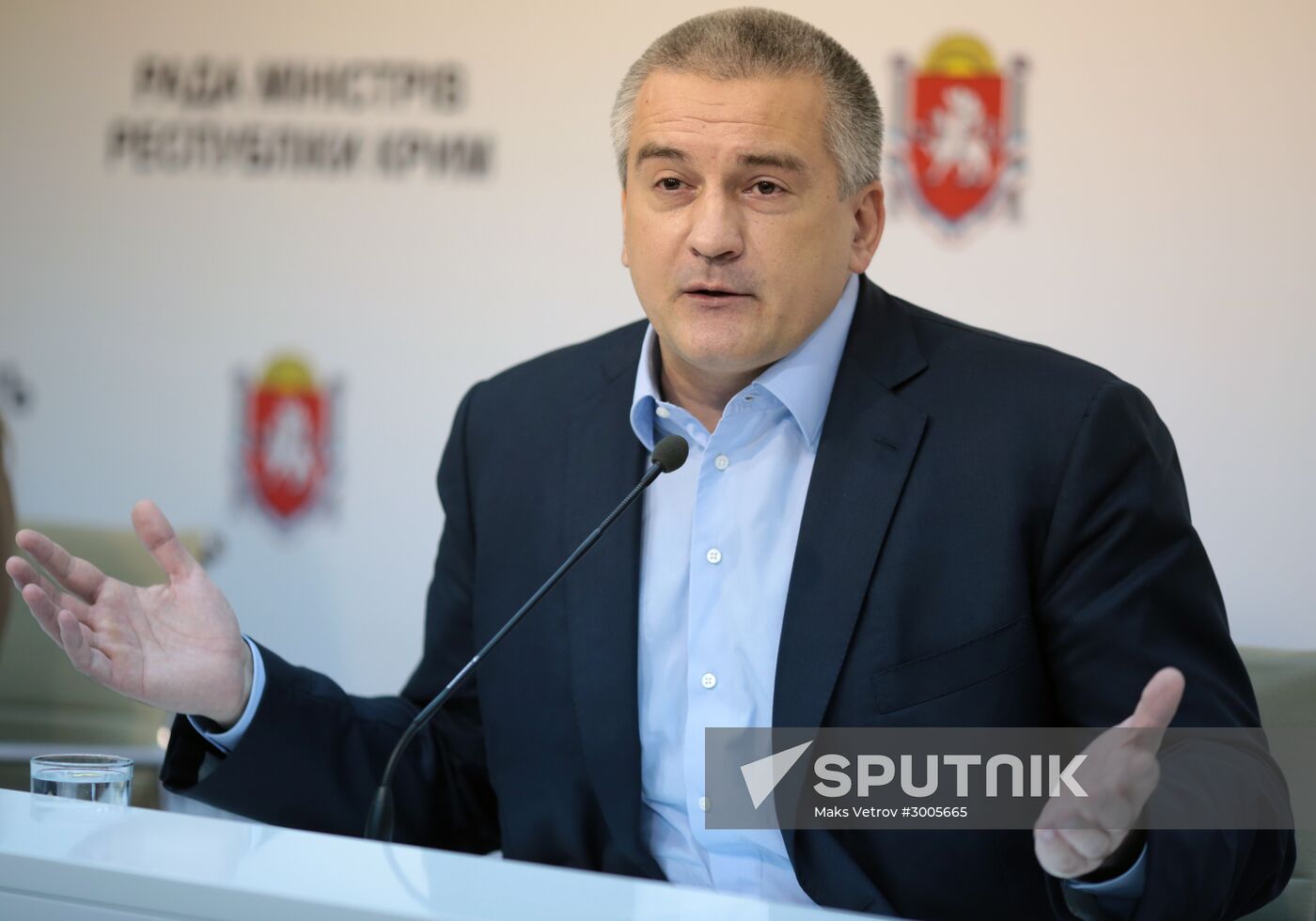 End-of-year news conference of Crimean leader Sergei Aksyonov
