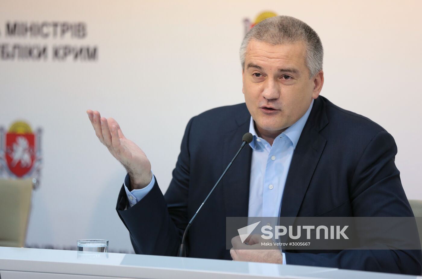 End-of-year news conference of Crimean leader Sergei Aksyonov