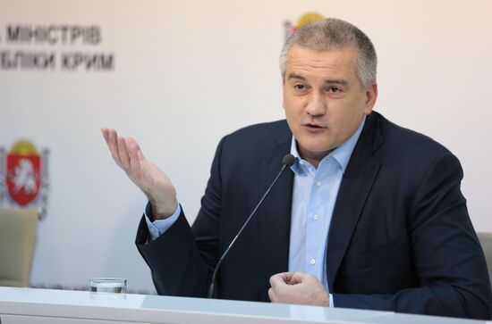 End-of-year news conference of Crimean leader Sergei Aksyonov