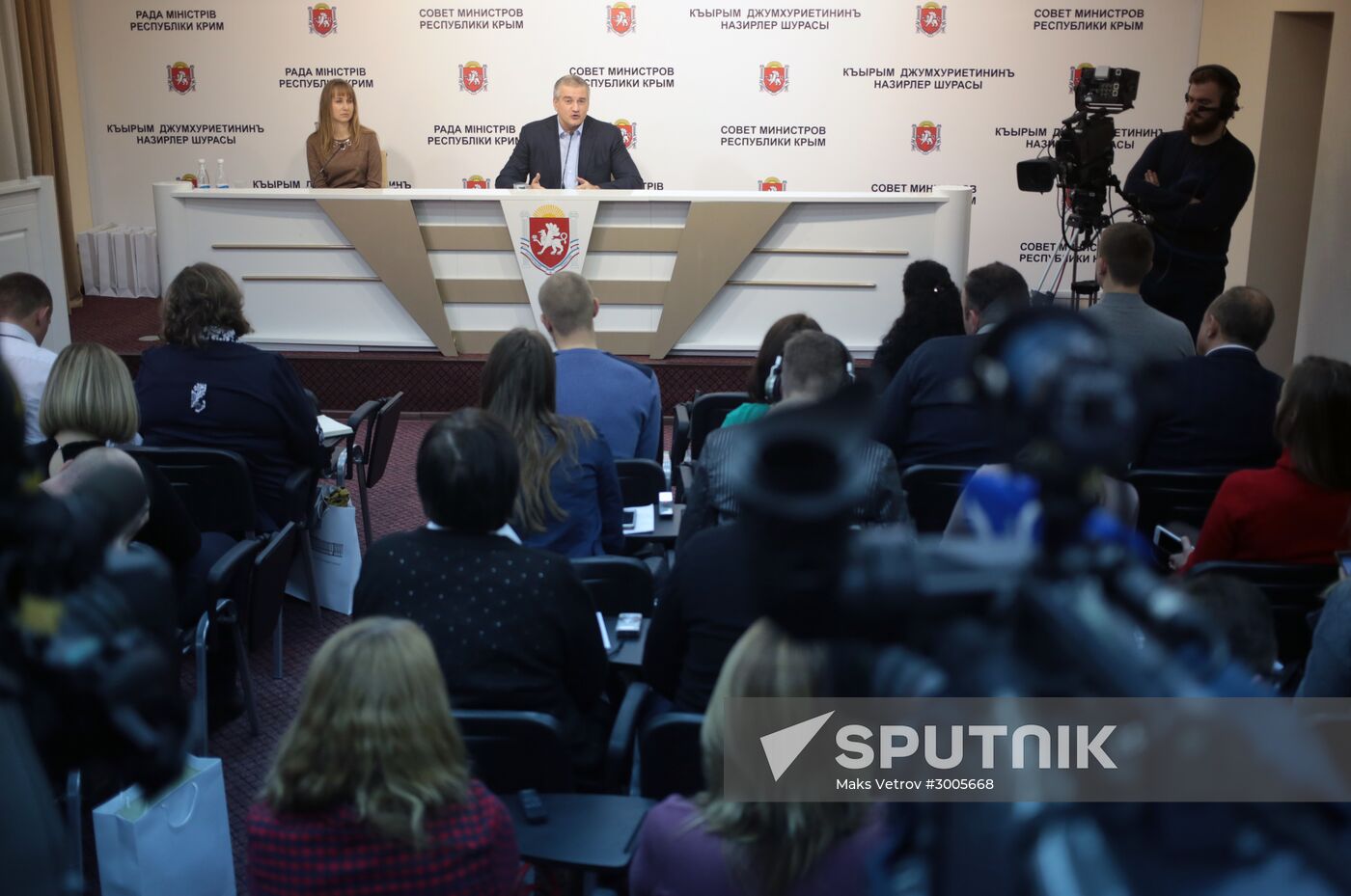 End-of-year news conference of Crimean leader Sergei Aksyonov