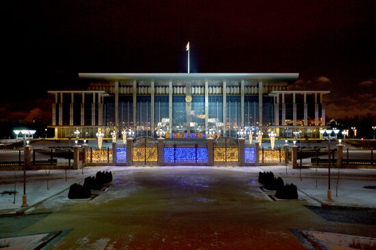 Minsk on New Year's Eve