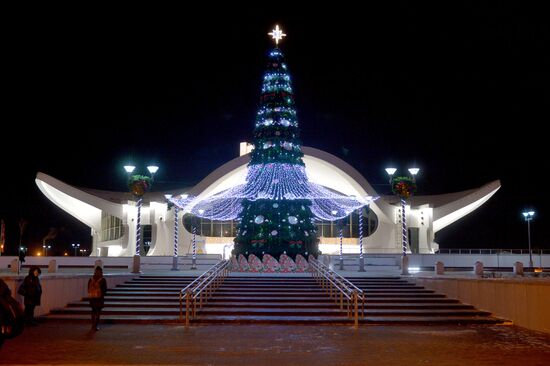 Minsk on New Year's eve