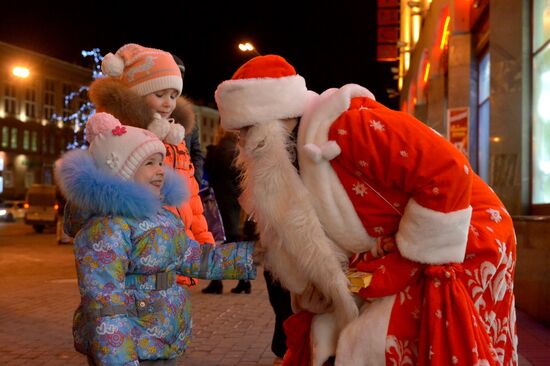 Minsk on New Year's Eve