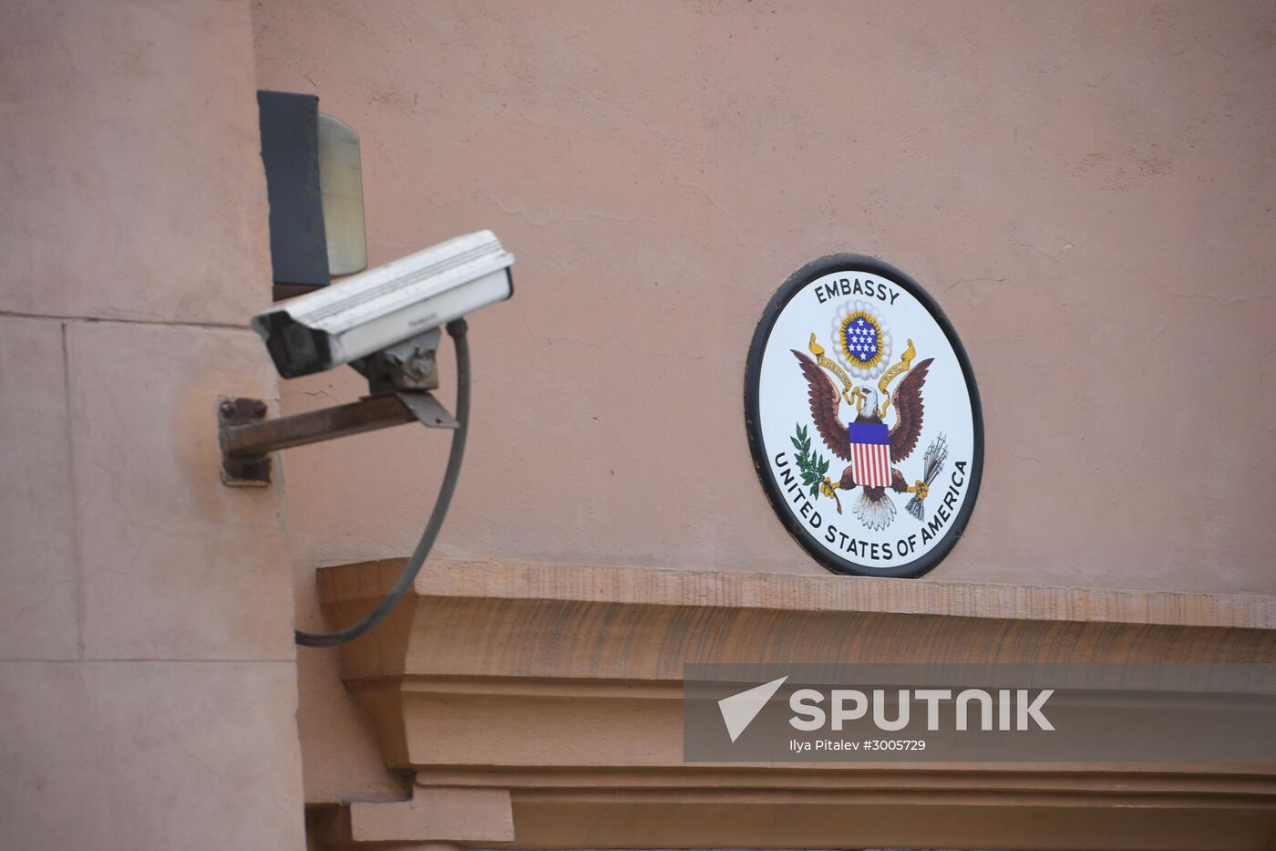 US Embassy building in Moscow