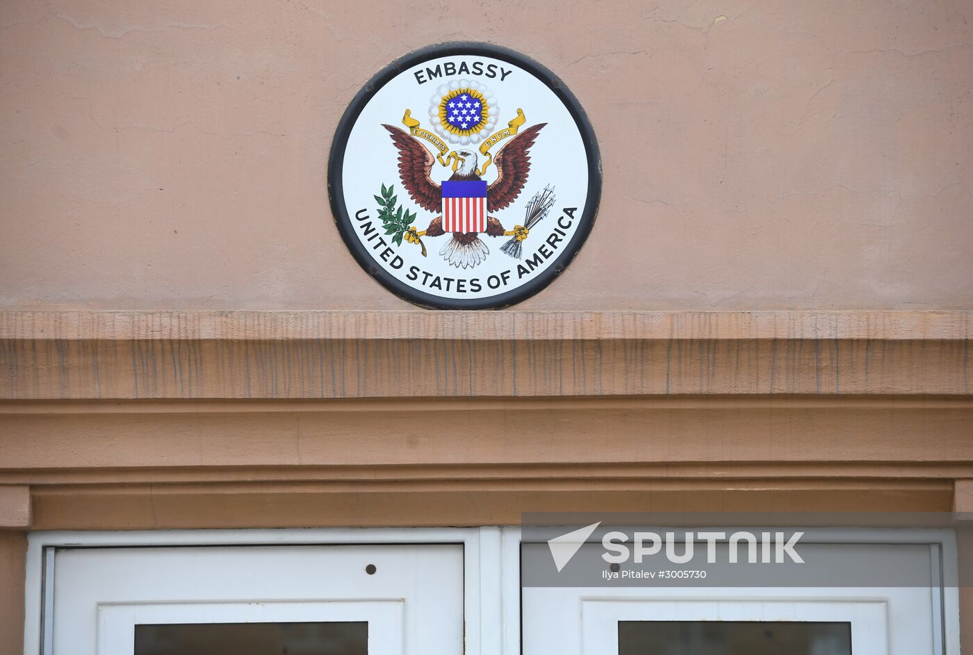 US Embassy building in Moscow