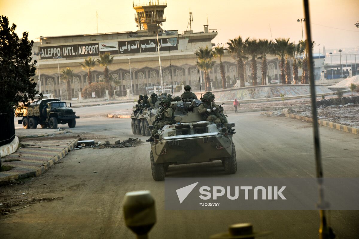 Demining operation in eastern Aleppo