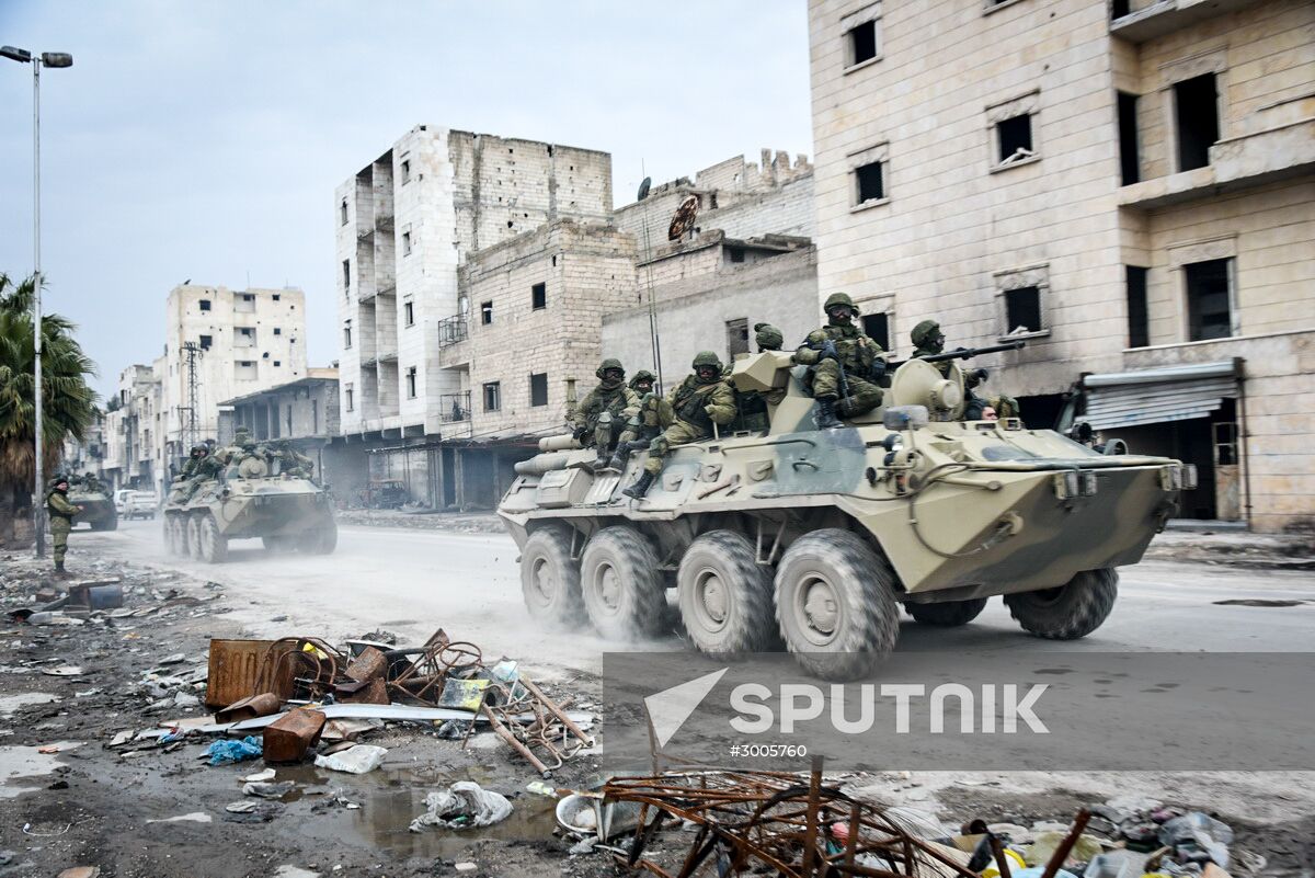 Demining operation in eastern Aleppo
