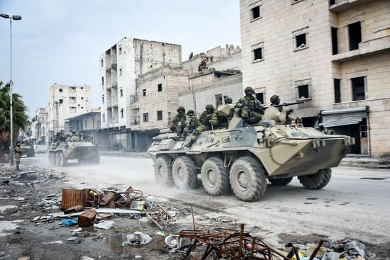 Demining operation in eastern Aleppo