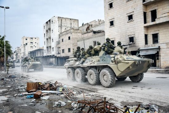 Demining operation in eastern Aleppo