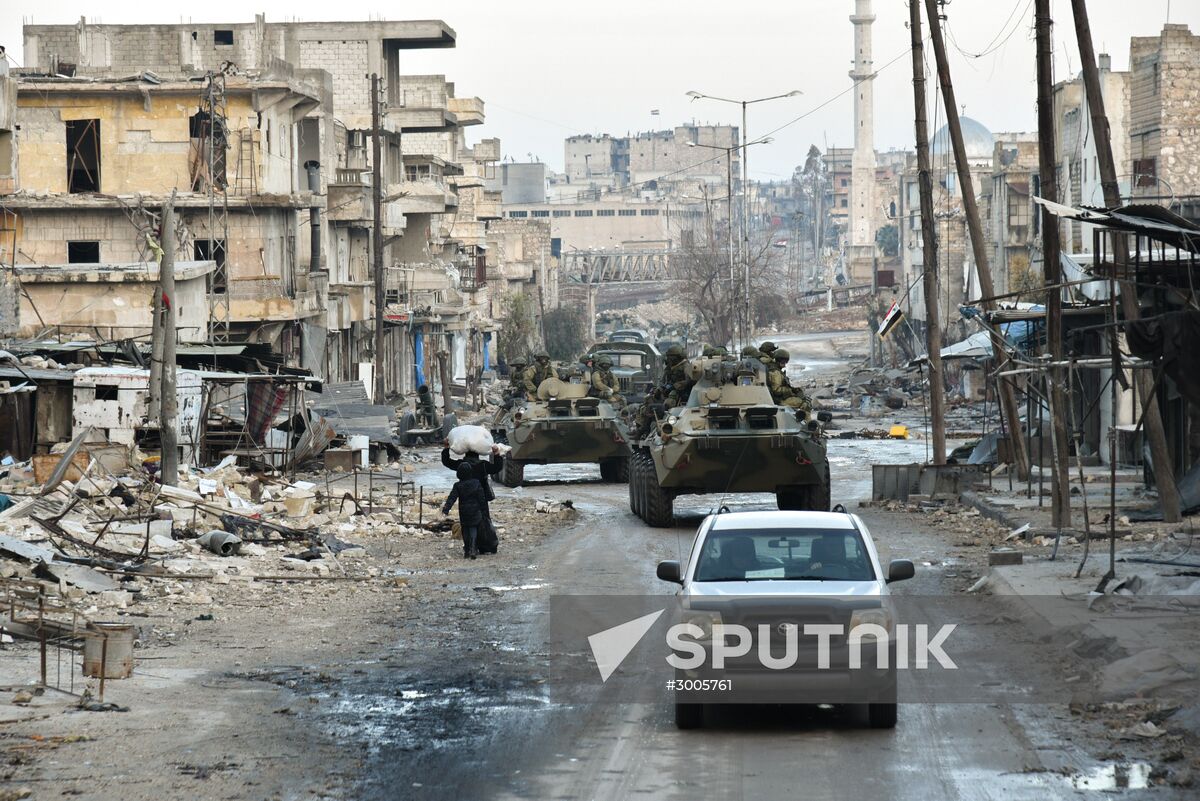 Demining operation in eastern Aleppo