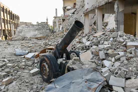 Demining operation in eastern Aleppo