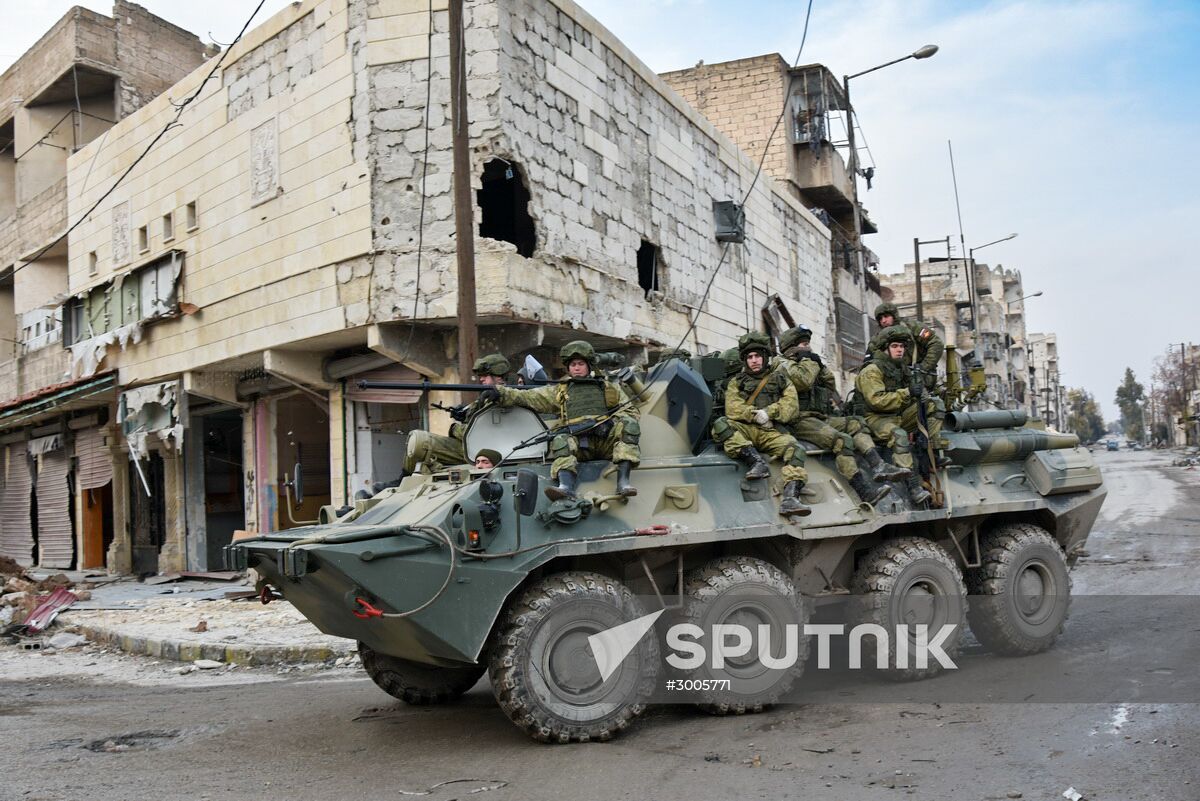 Demining operation in eastern Aleppo