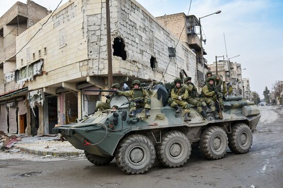 Demining operation in eastern Aleppo