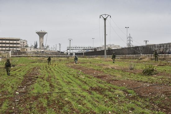Demining operation in eastern Aleppo