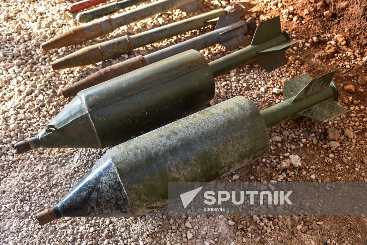 Demining operation in eastern Aleppo
