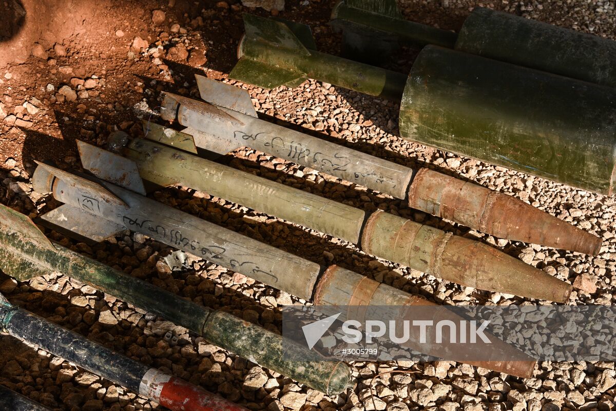 Demining operation in eastern Aleppo