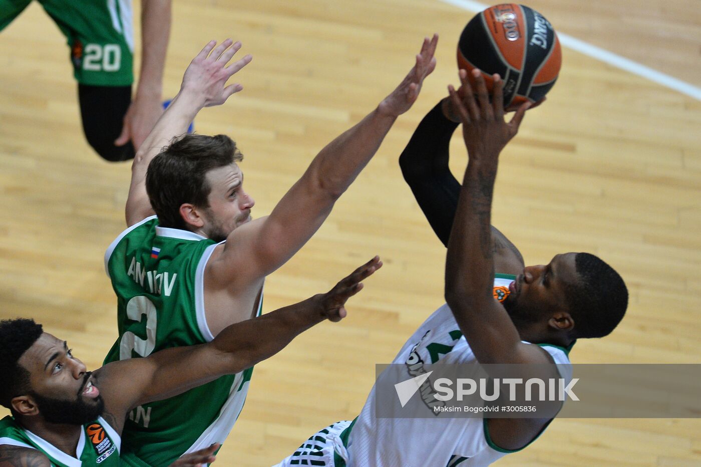 Basketball, Euroleague. UNICS vs Panathinaikos