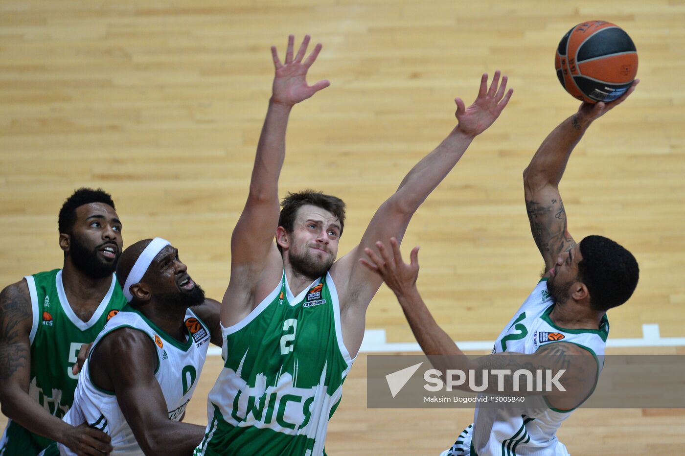 Basketball, Euroleague. UNICS vs Panathinaikos