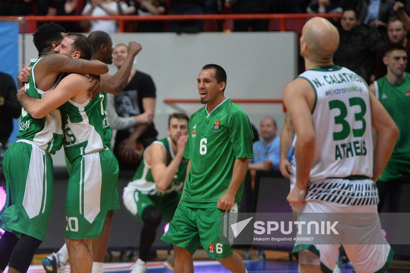 Basketball, Euroleague. UNICS vs Panathinaikos