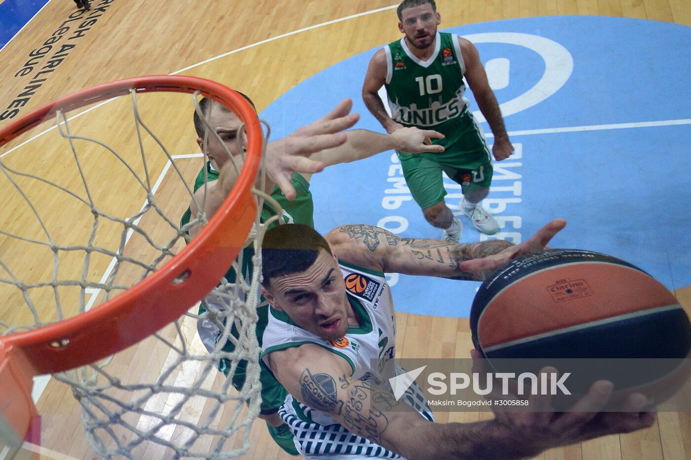 Basketball, Euroleague. UNICS vs Panathinaikos
