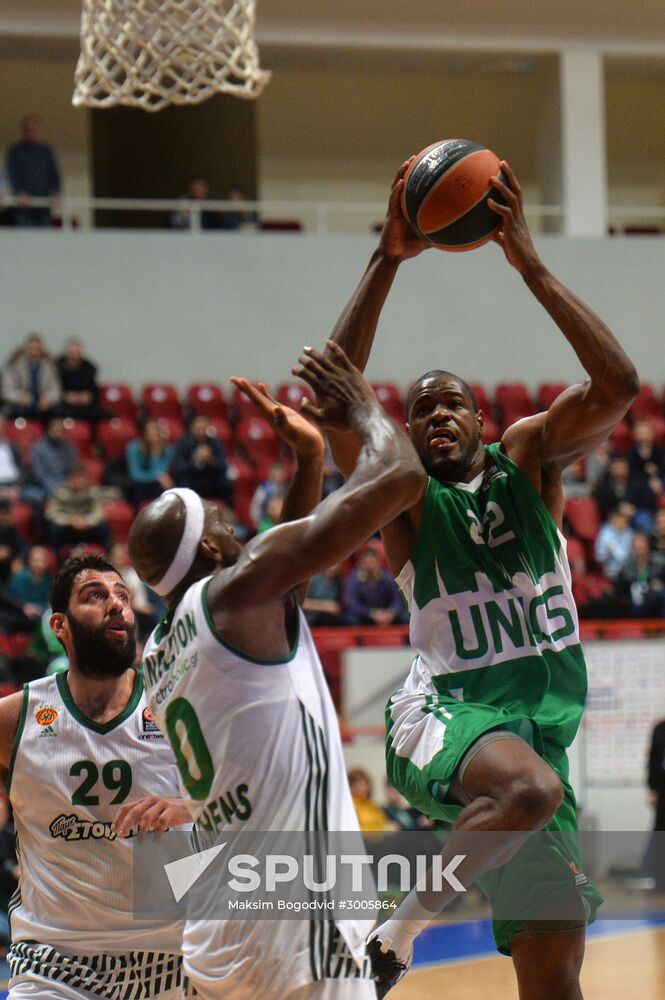 Basketball, Euroleague. UNICS vs Panathinaikos