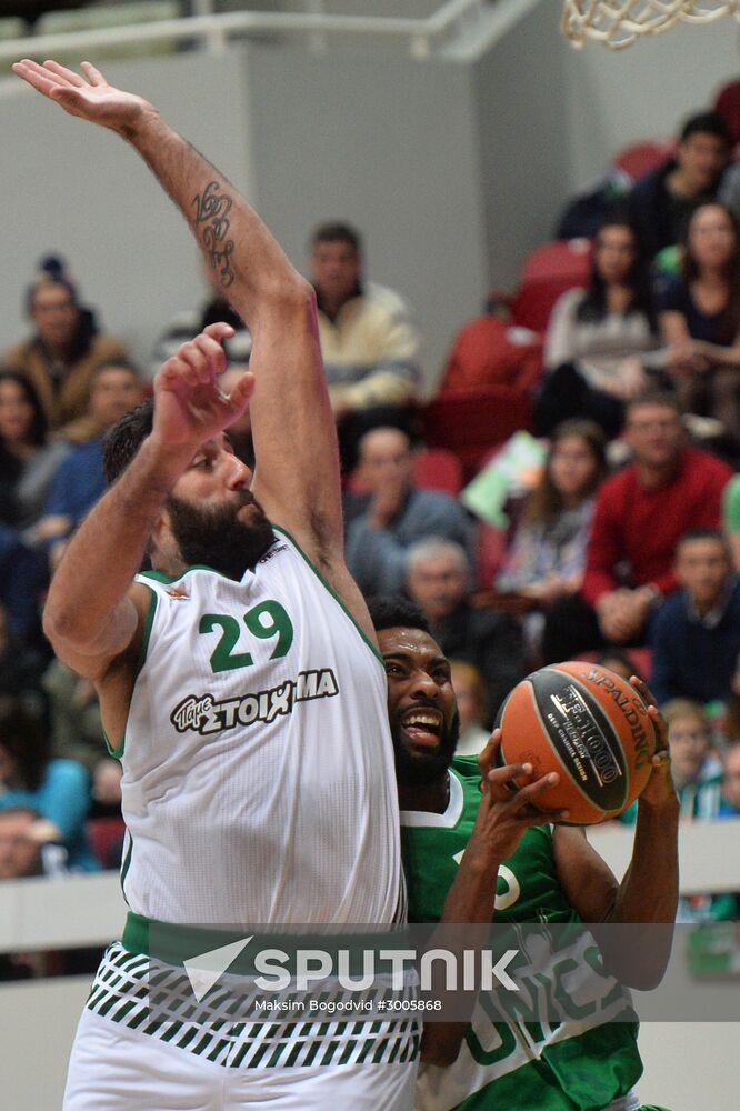 Basketball, Euroleague. UNICS vs Panathinaikos