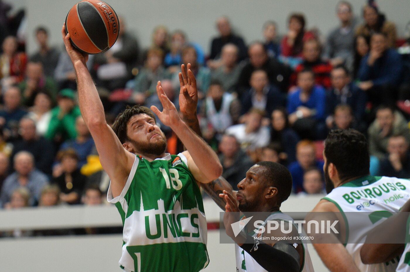 Basketball, Euroleague. UNICS vs Panathinaikos