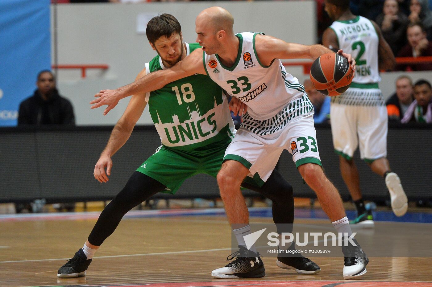 Basketball, Euroleague. UNICS vs Panathinaikos