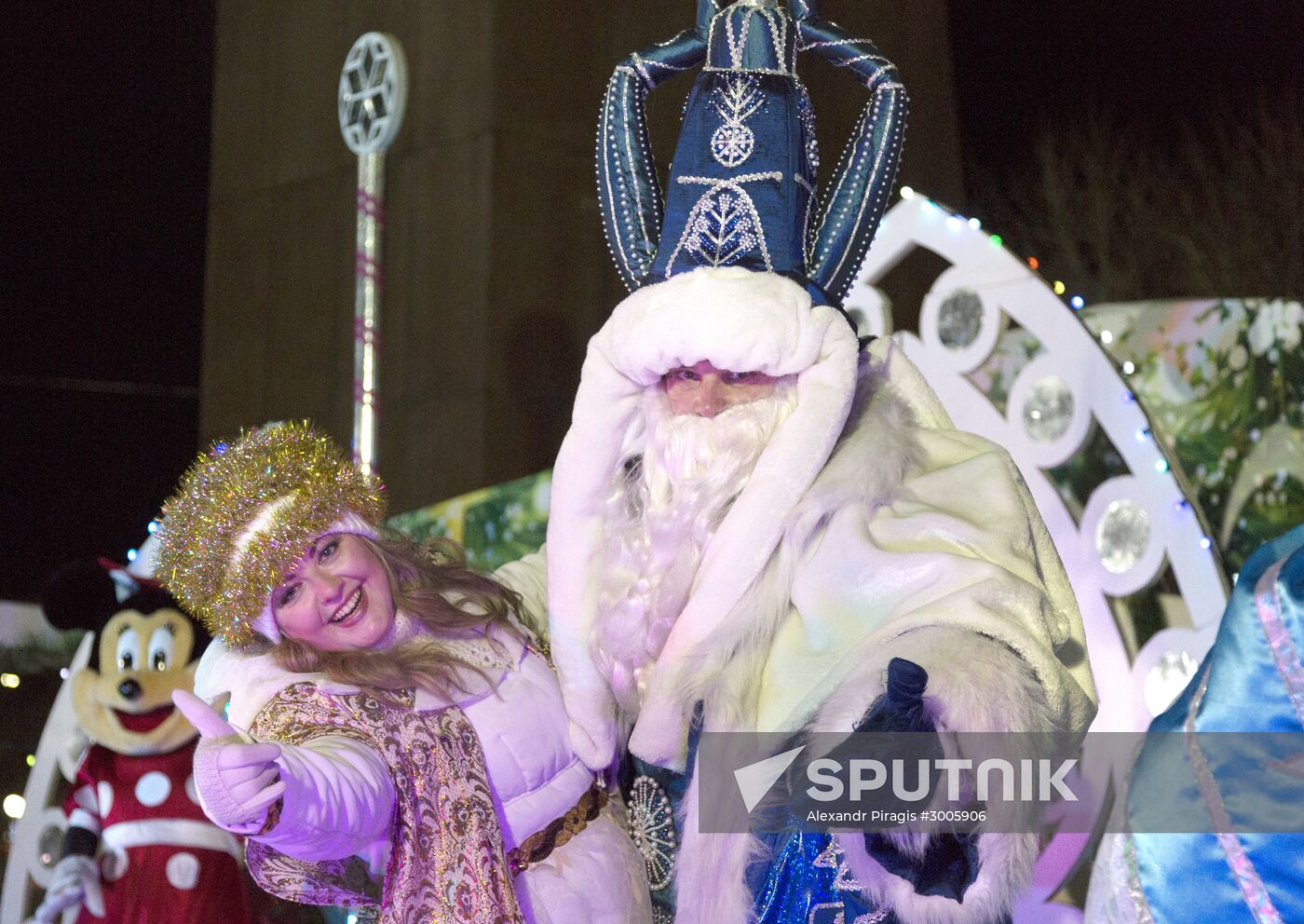 New Year celebrations in Russian cities