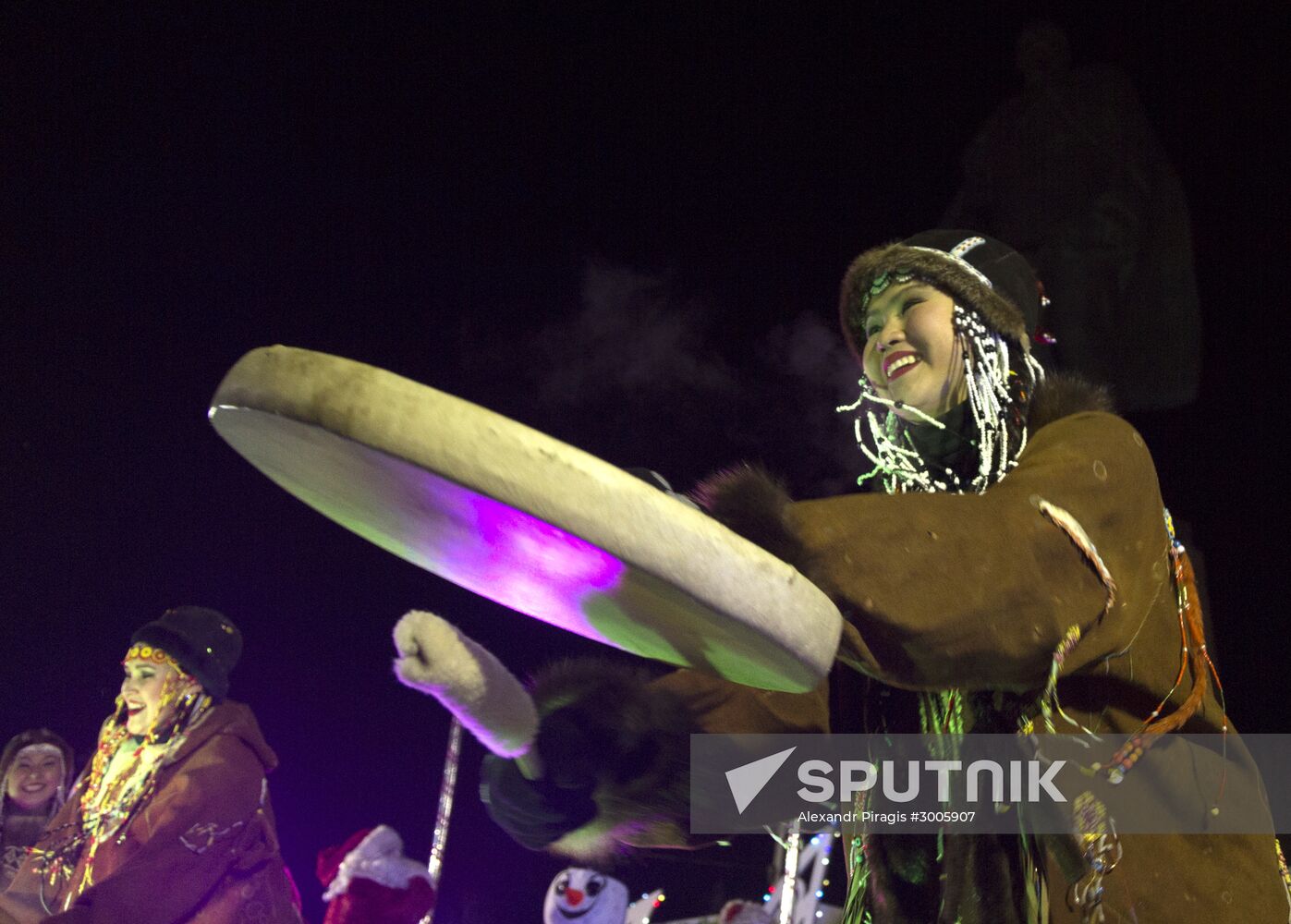 New Year celebrations in Russian cities