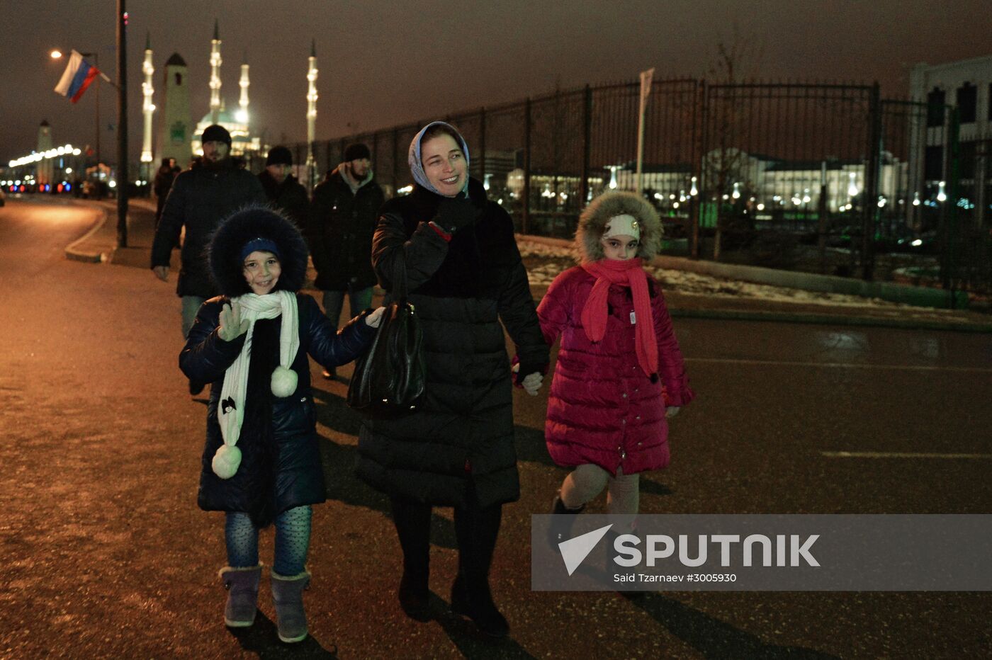 New Year celebrations in Russian cities