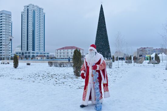 New Year celebrations in Russian cities