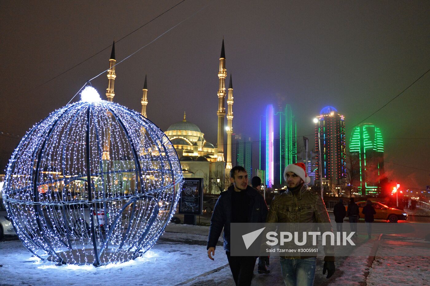 New Year celebrations in Russian cities