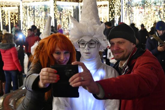 New Year celebrations in Moscow