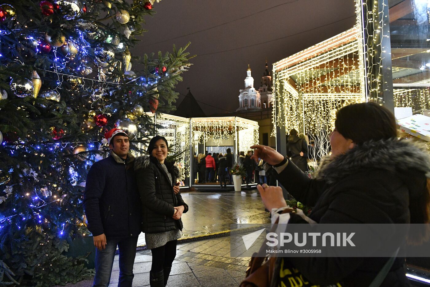 New Year celebrations in Moscow