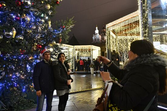 New Year celebrations in Moscow