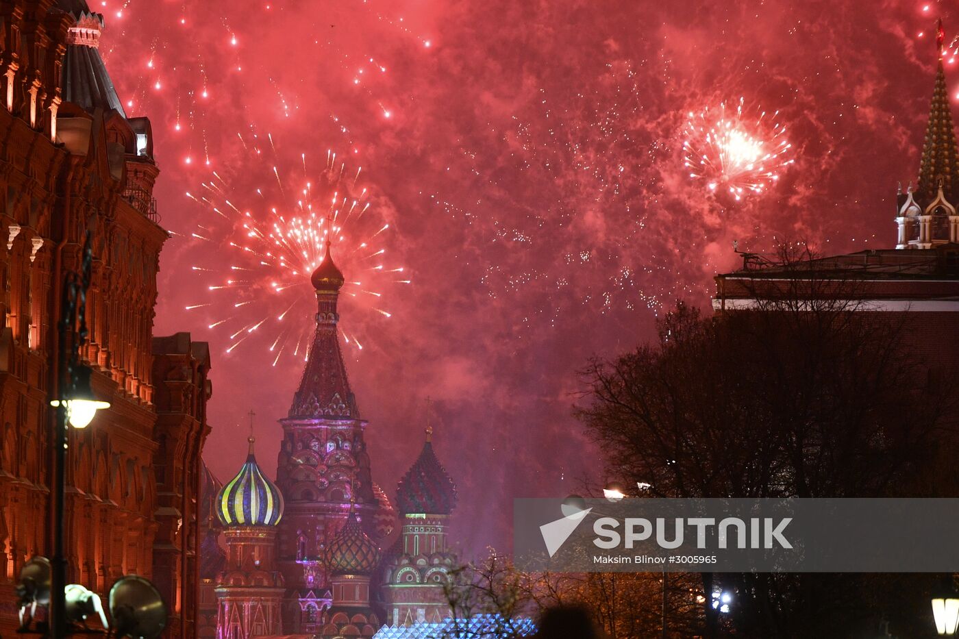 New Year celebrations in Moscow