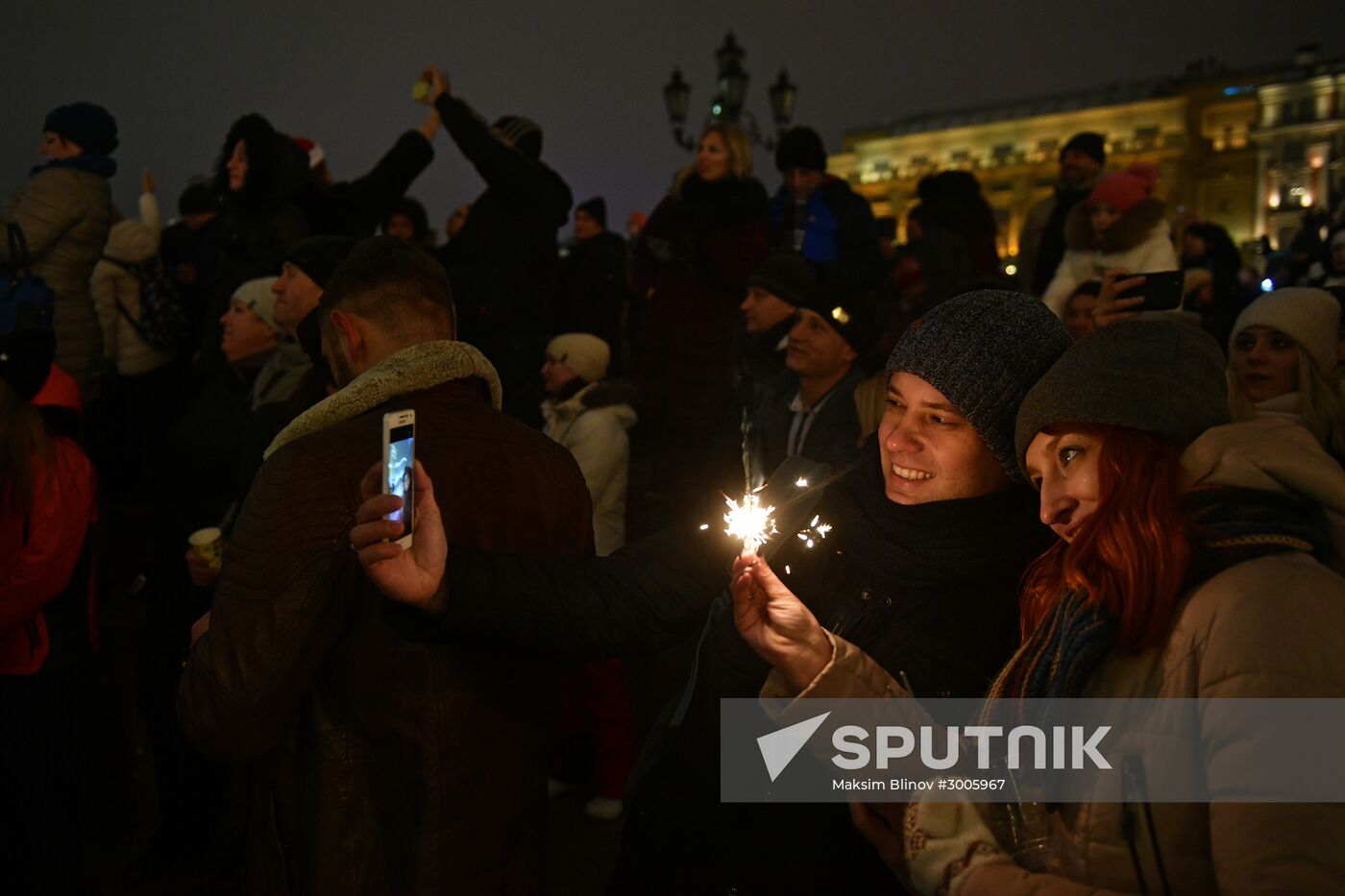 New Year celebrations in Moscow