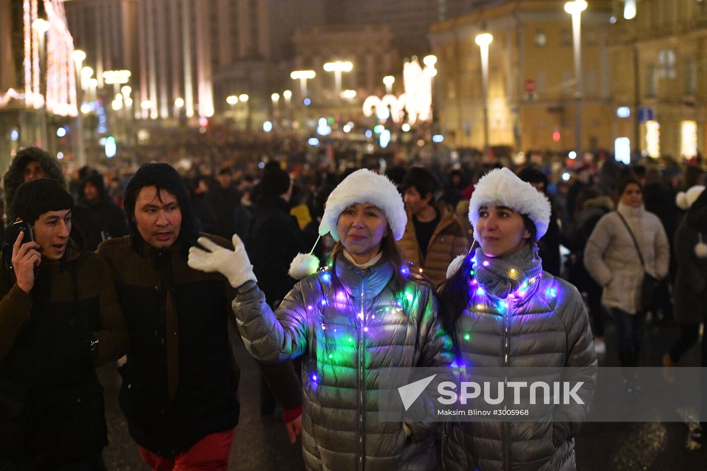 New Year celebrations in Moscow